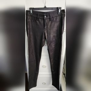 Sold Design Lab Super Skinny Coated Jeans Size 28 NWOT